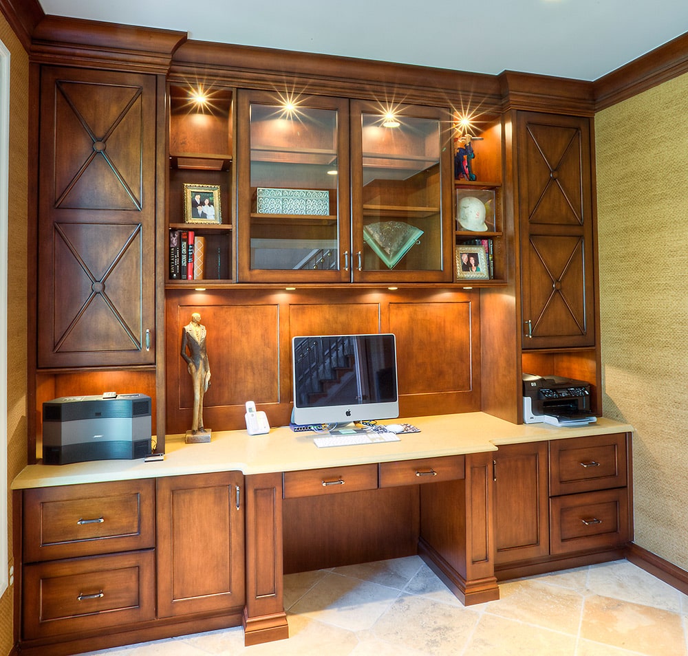 custom home office cabinets in annapolis